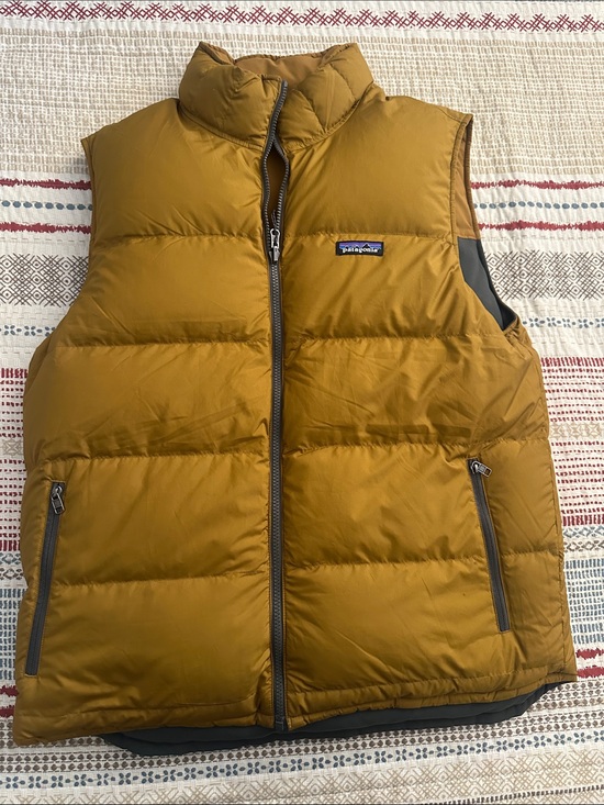 Patagonia Other - Patagonia Men's Mustard Puffer Vest